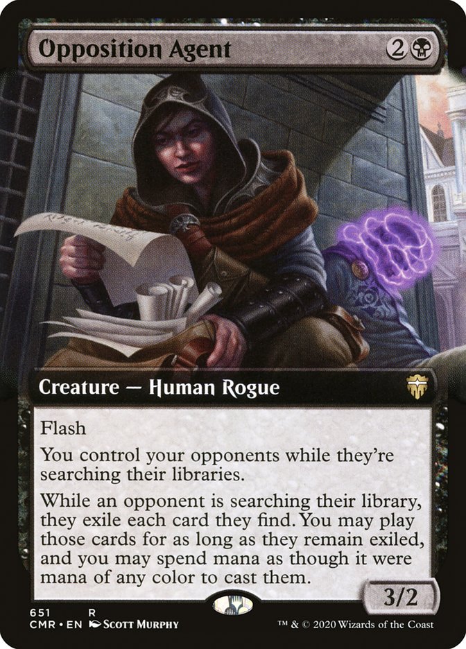 Opposition Agent (Extended Art) [Commander Legends] (CMR 651)