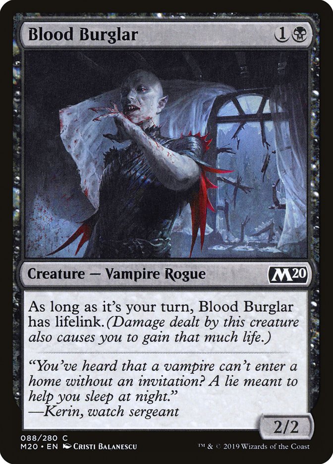 Blood Burglar [Core Set 2020] (M20 88)