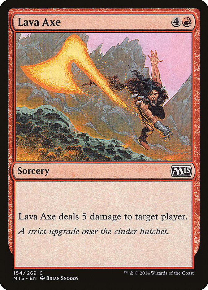 Lava Axe [Magic 2015] (M15 154)