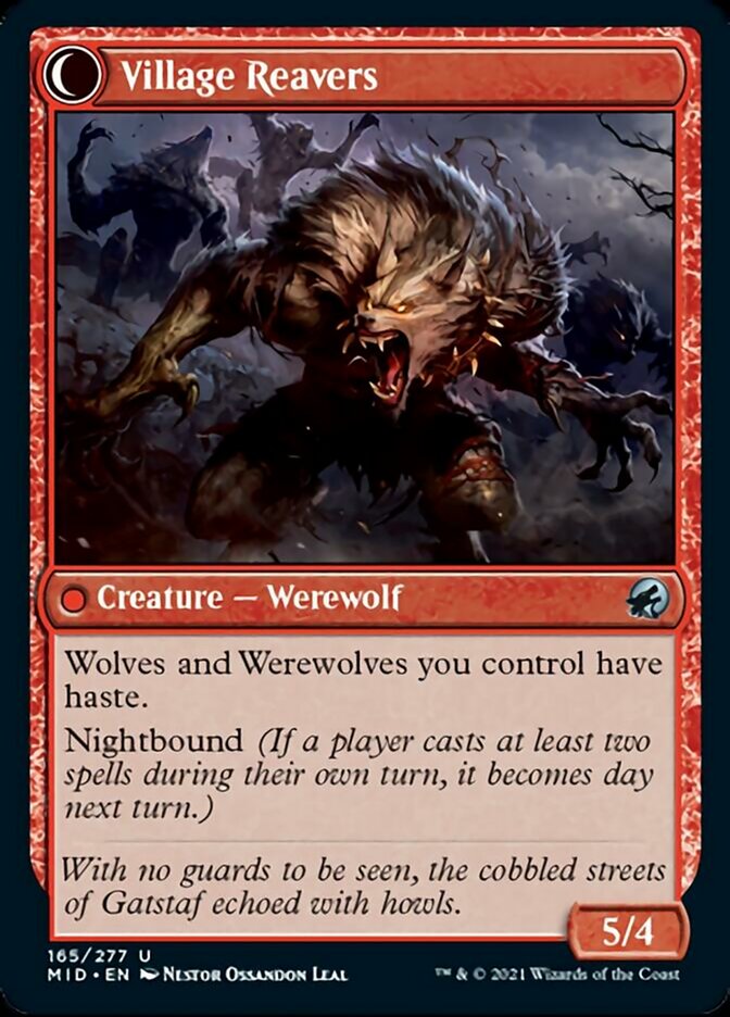 Village Watch // Village Reavers [Innistrad: Midnight Hunt] (MID 165)