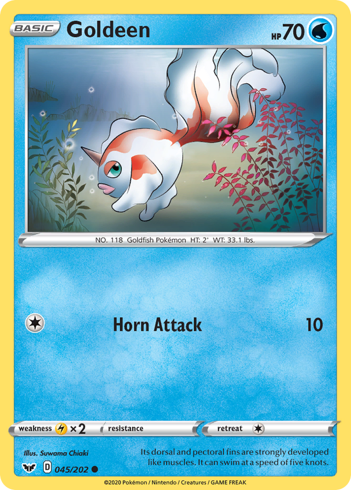 Goldeen (45/202) [Sword & Shield: Base Set]