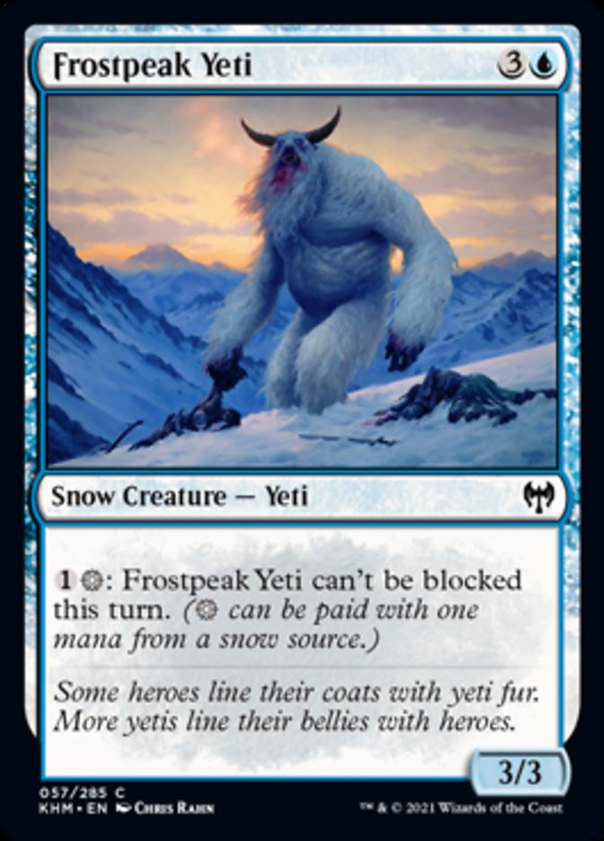 Frostpeak Yeti [Kaldheim] (KHM 57)