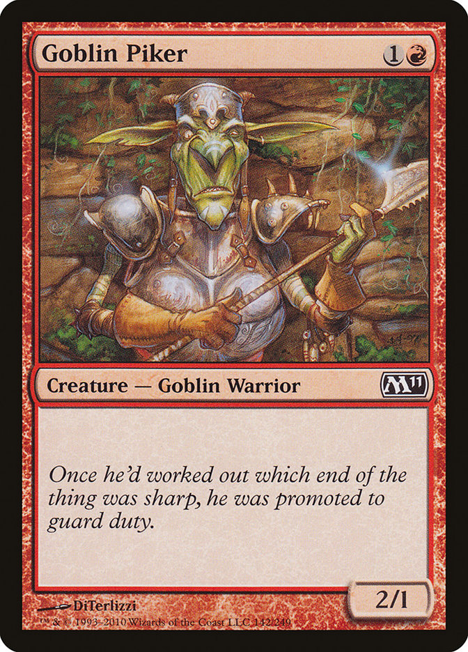 Goblin Piker [Magic 2011] (M11 142)
