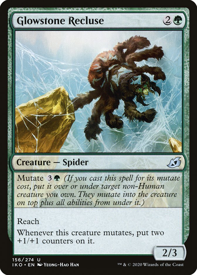 Glowstone Recluse [Ikoria: Lair of Behemoths] (IKO 156)