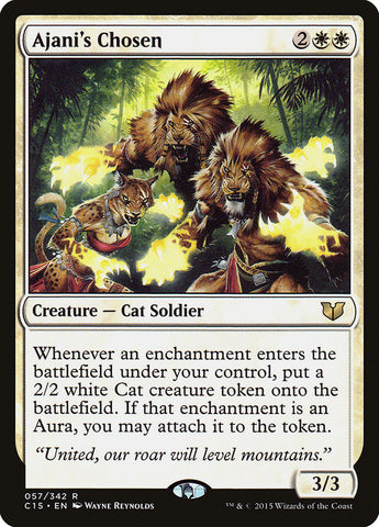 Ajani's Chosen [Commander 2015] (C15 57)