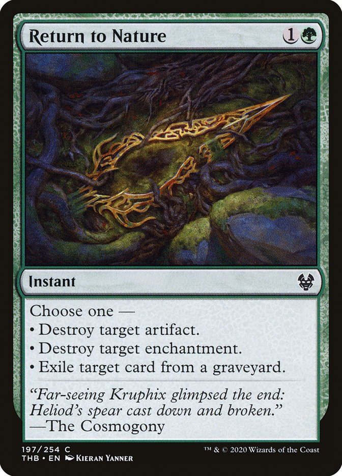 Return to Nature [Theros Beyond Death] (THB 197)
