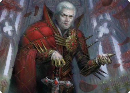 Edgar, Charmed Groom 1 Art Card [Innistrad: Crimson Vow Art Series] (AVOW 59)