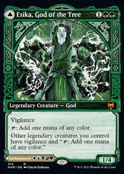 Esika, God of the Tree // The Prismatic Bridge (Showcase) [Kaldheim] (KHM 314)