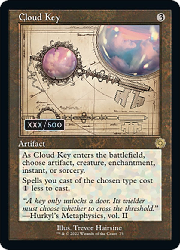 Cloud Key (Schematic) (Serial Numbered) [The Brothers' War Retro Artifacts]