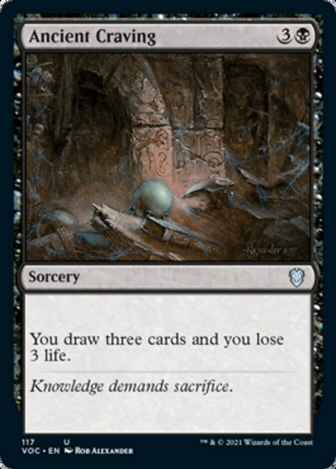 Ancient Craving [Innistrad: Crimson Vow Commander] (VOC 117)