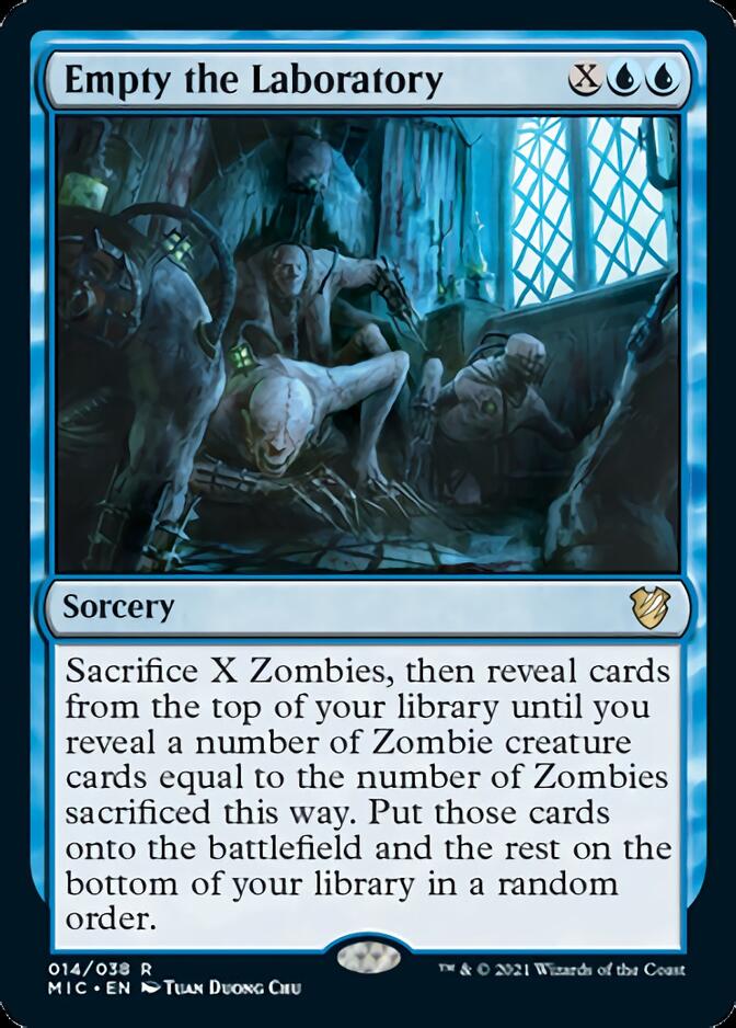 Empty the Laboratory [Innistrad: Midnight Hunt Commander] (MIC 14)
