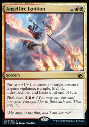 Angelfire Ignition (Promo Pack) [Innistrad: Midnight Hunt Promo Pack] (PMID 209)