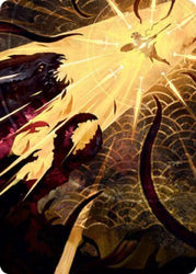 Defiant Strike Art Card [Strixhaven: School of Mages Art Series] (ASTX 62)