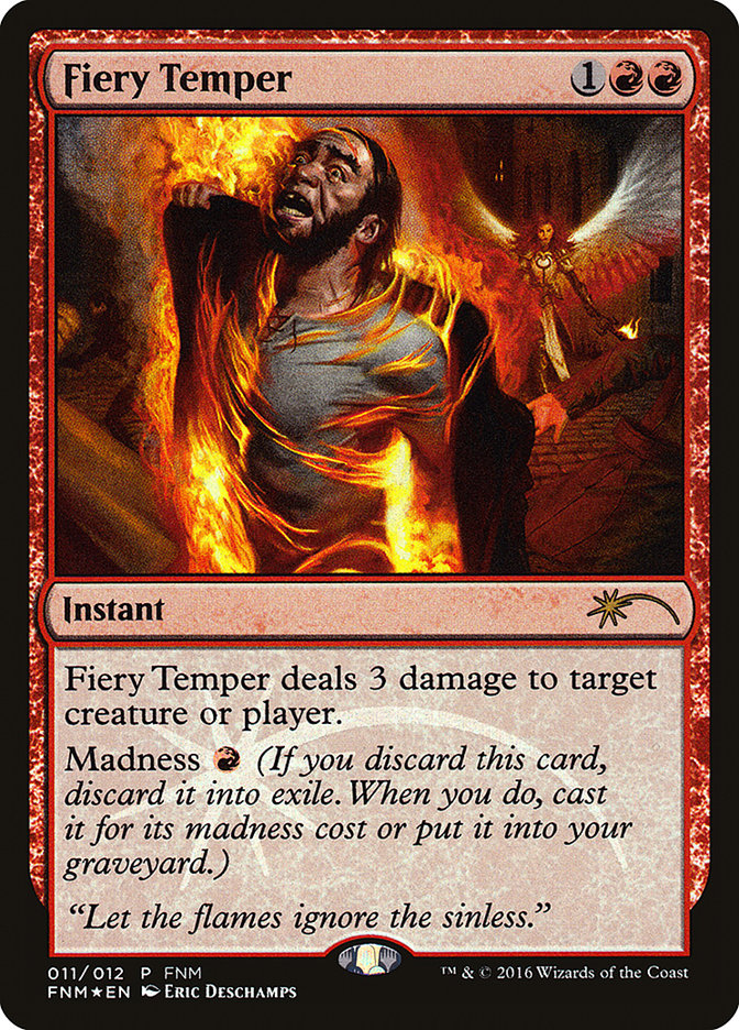 Fiery Temper [Friday Night Magic 2016] (F16 11)