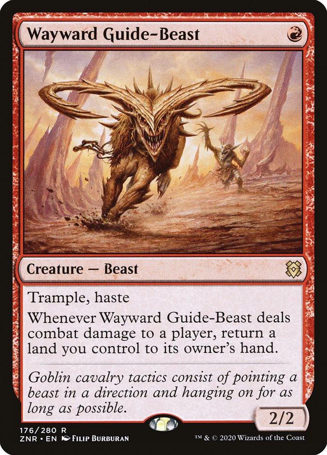 Wayward Guide-Beast [Zendikar Rising] (ZNR 176)