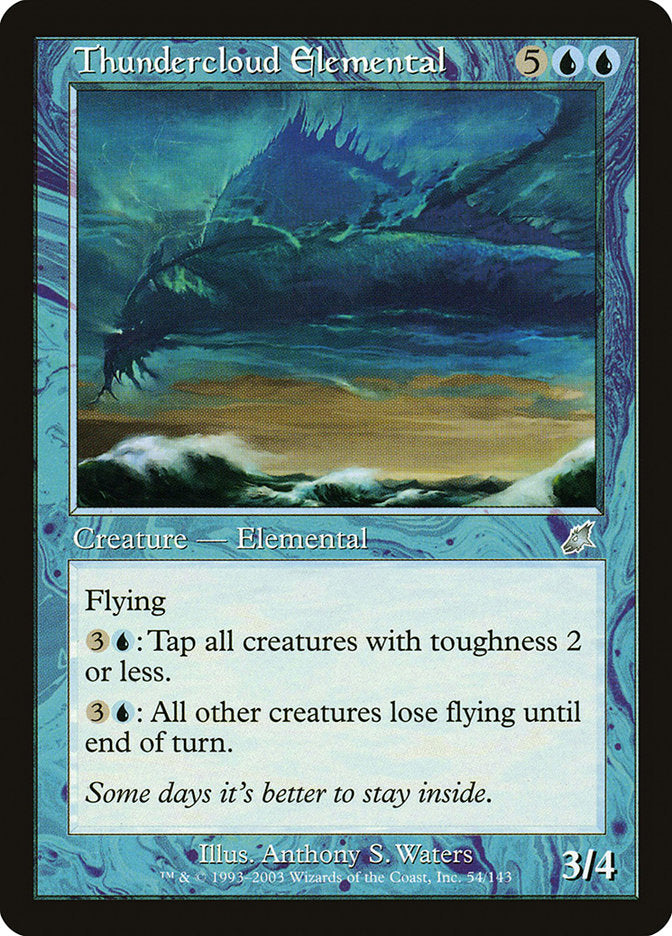 Thundercloud Elemental [Scourge] (SCG 54)