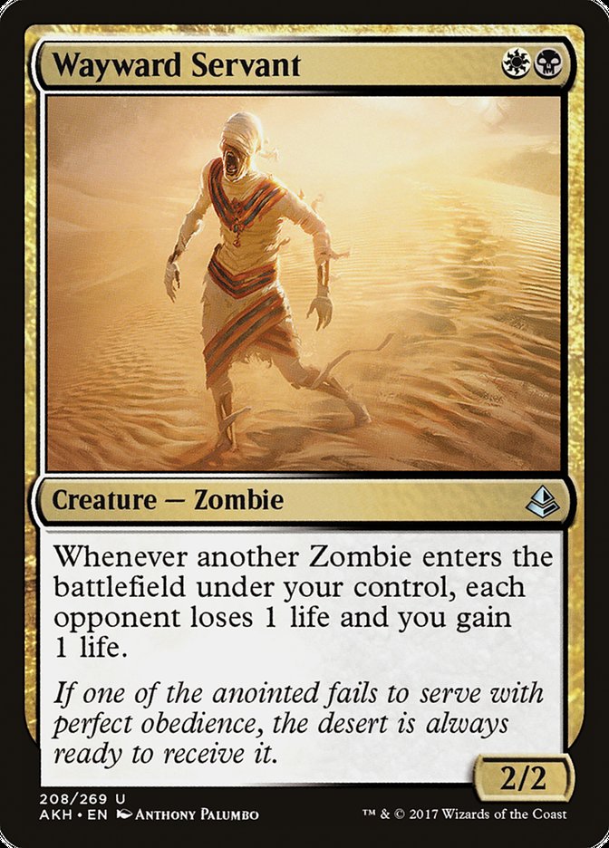 Wayward Servant [Amonkhet] (AKH 208)