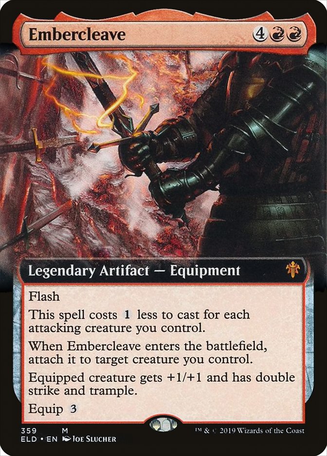 Embercleave (Extended Art) [Throne of Eldraine] (ELD 359)