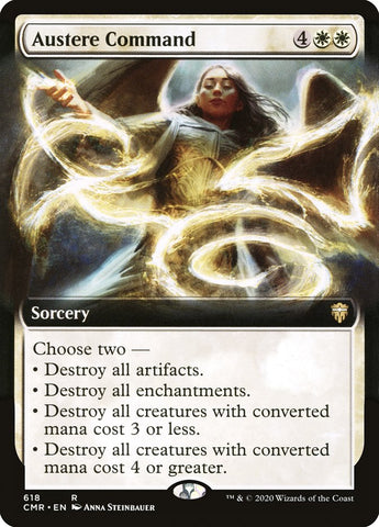 Austere Command (Extended Art) [Commander Legends] (CMR 618)