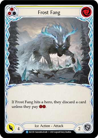 Frost Fang (Yellow) [ELE149] 1st Edition Normal