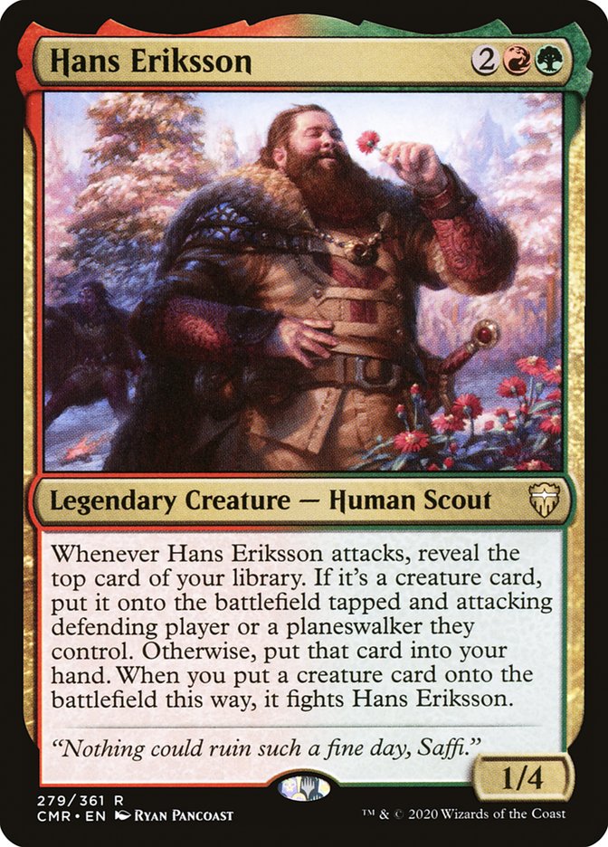 Hans Eriksson [Commander Legends] (CMR 279)