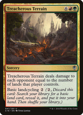 Treacherous Terrain [Commander 2016] (C16 47)