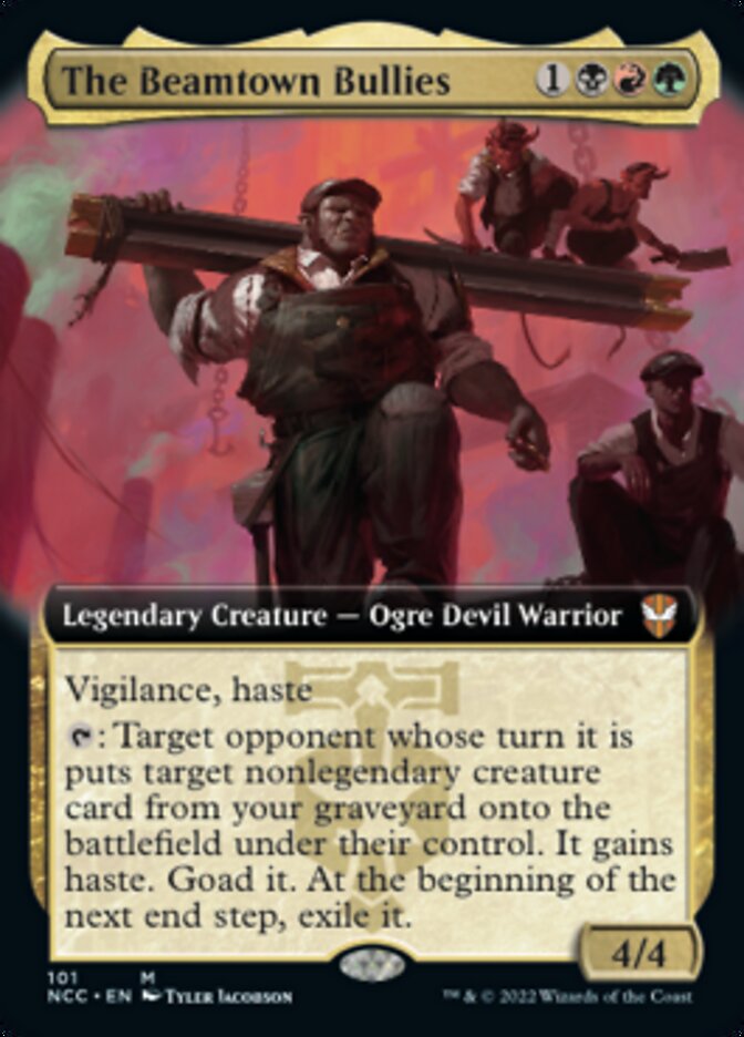 The Beamtown Bullies (Extended Art) [Streets of New Capenna Commander] (NCC 101)