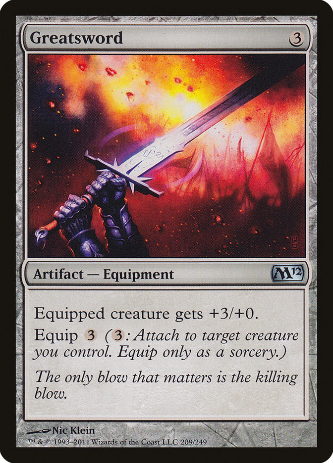 Greatsword [Magic 2012] (M12 209)