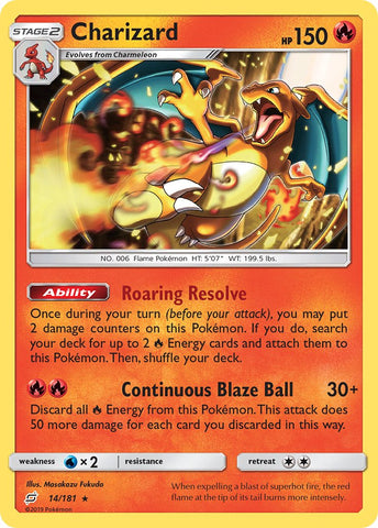 Charizard (SM Team Up) (14/181) [Theme Deck Exclusives]