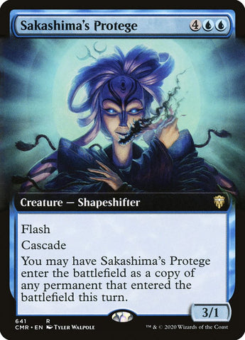 Sakashima's Protege (Extended Art) [Commander Legends] (CMR 641)