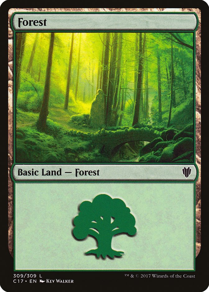 Forest (#309) [Commander 2017] (C17 309)