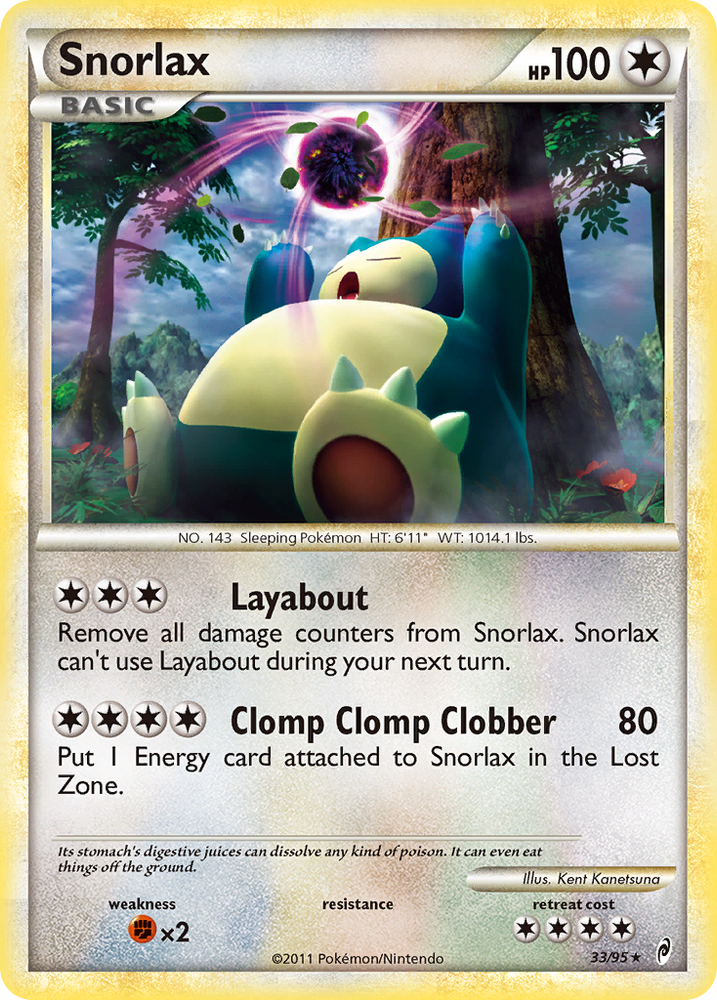 Snorlax (33/95) [Call of Legends]