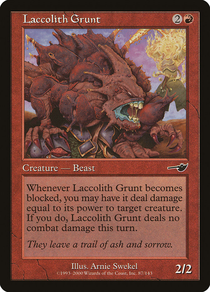 Laccolith Grunt [Nemesis] (NEM 87)