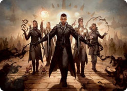 Silverquill Command Art Card [Strixhaven: School of Mages Art Series] (ASTX 41)