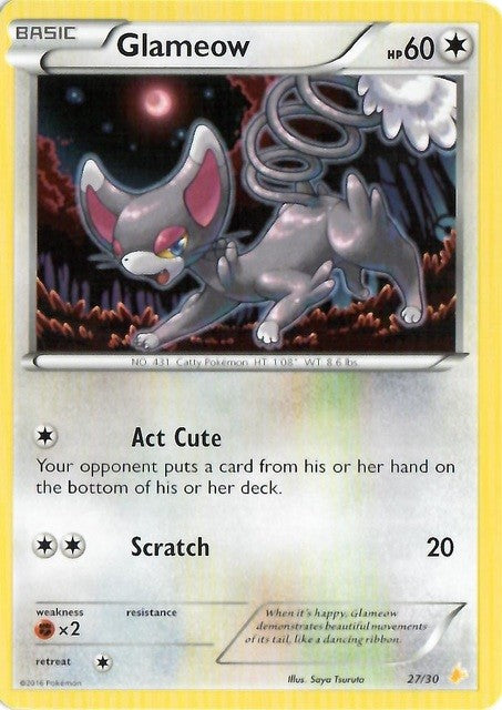 Glameow (27/30) [XY: Trainer Kit - Pikachu Libre & Suicune]