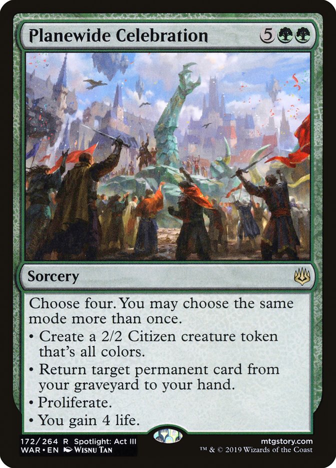 Planewide Celebration [War of the Spark] (WAR 172)