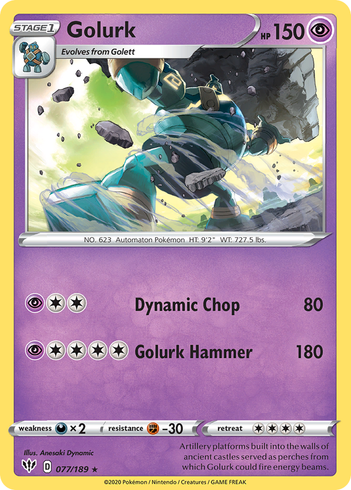Golurk (77/189) [Sword & Shield: Darkness Ablaze]