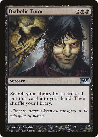 Diabolic Tutor [Magic 2011] (M11 93)