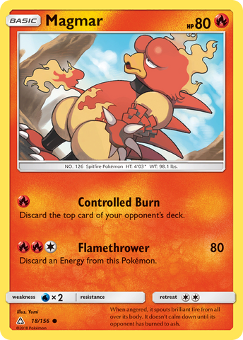 Magmar (18/156) [Sun & Moon: Ultra Prism]