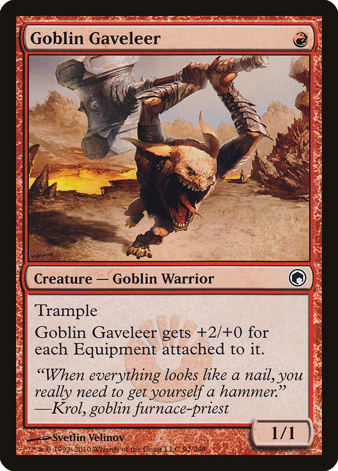 Goblin Gaveleer [Scars of Mirrodin] (SOM 92)