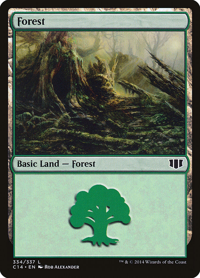 Forest (#334) [Commander 2014] (C14 334)