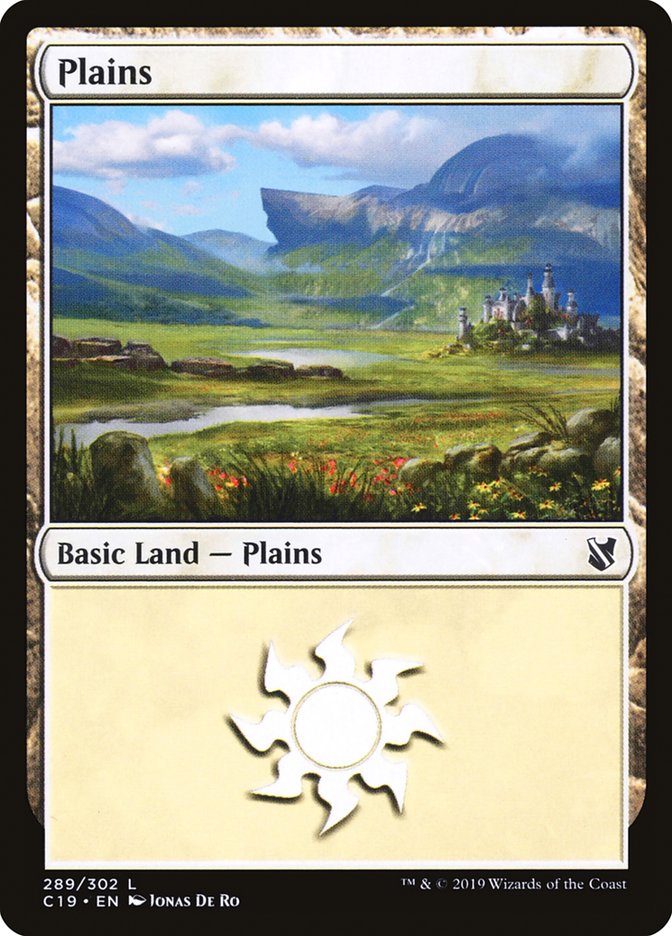 Plains (#289) [Commander 2019] (C19 289)
