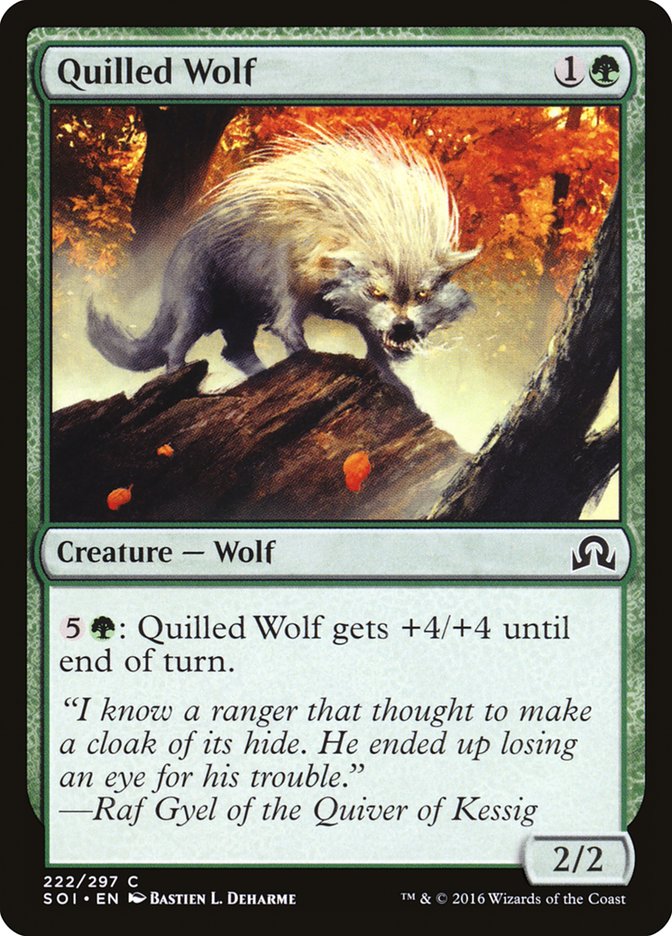 Quilled Wolf [Shadows over Innistrad] (SOI 222)