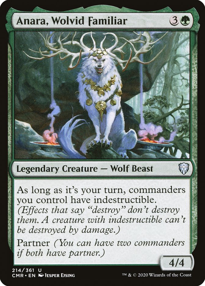 Anara, Wolvid Familiar [Commander Legends] (CMR 214)