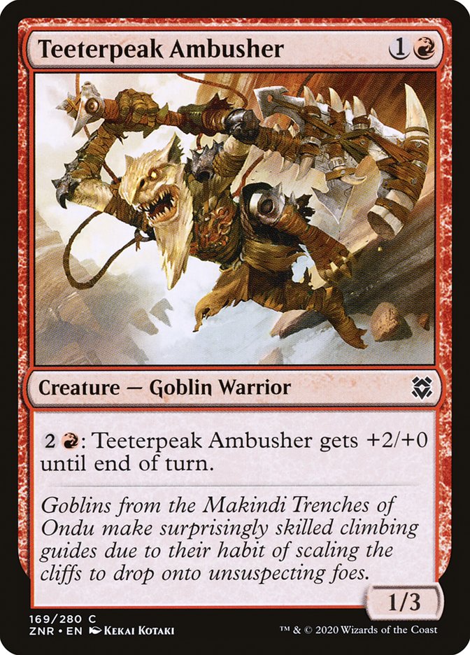 Teeterpeak Ambusher [Zendikar Rising] (ZNR 169)