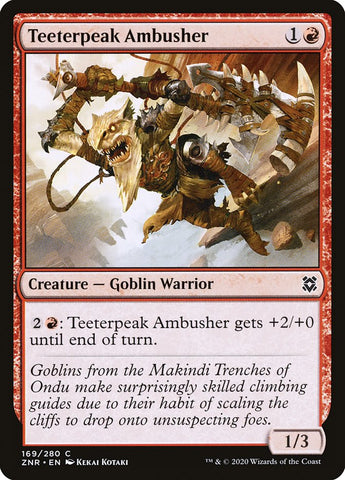 Teeterpeak Ambusher [Zendikar Rising] (ZNR 169)