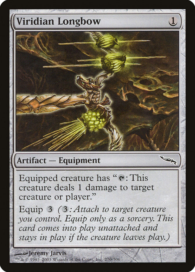 Viridian Longbow [Mirrodin] (MRD 270)