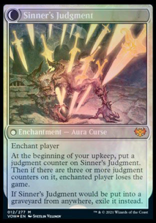 Faithbound Judge // Sinner's Judgment [Innistrad: Crimson Vow Prerelease Promos] (PVOW 12)