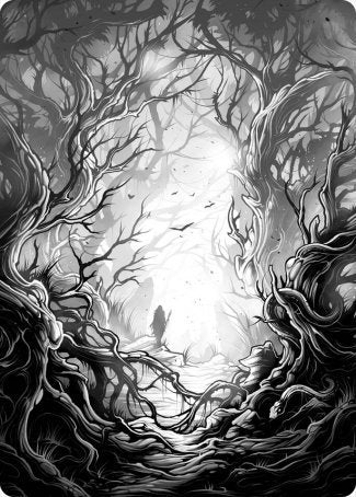 Forest 1 Art Card [Innistrad: Midnight Hunt Art Series] (AMID 81)