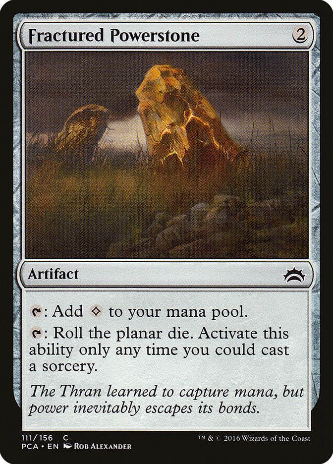 Fractured Powerstone [Planechase Anthology] (PCA 111)